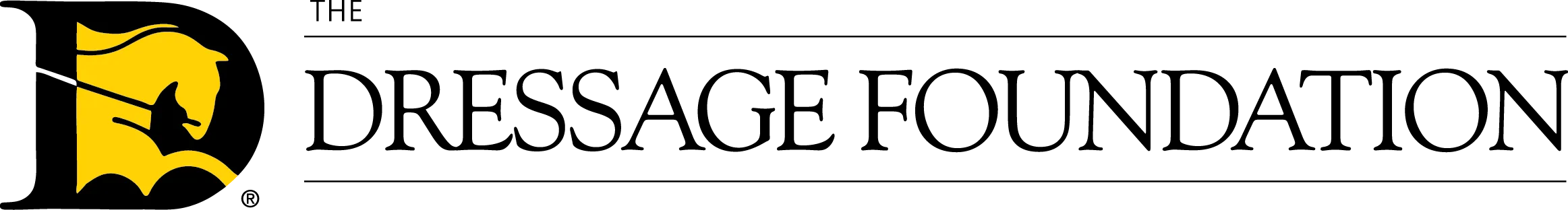 The Dressage Foundation Logo Horizontal transparent